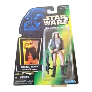 Vintage Wars Power of the Force Bossk Action Figure Hasbro 1996 Hologram NEW
